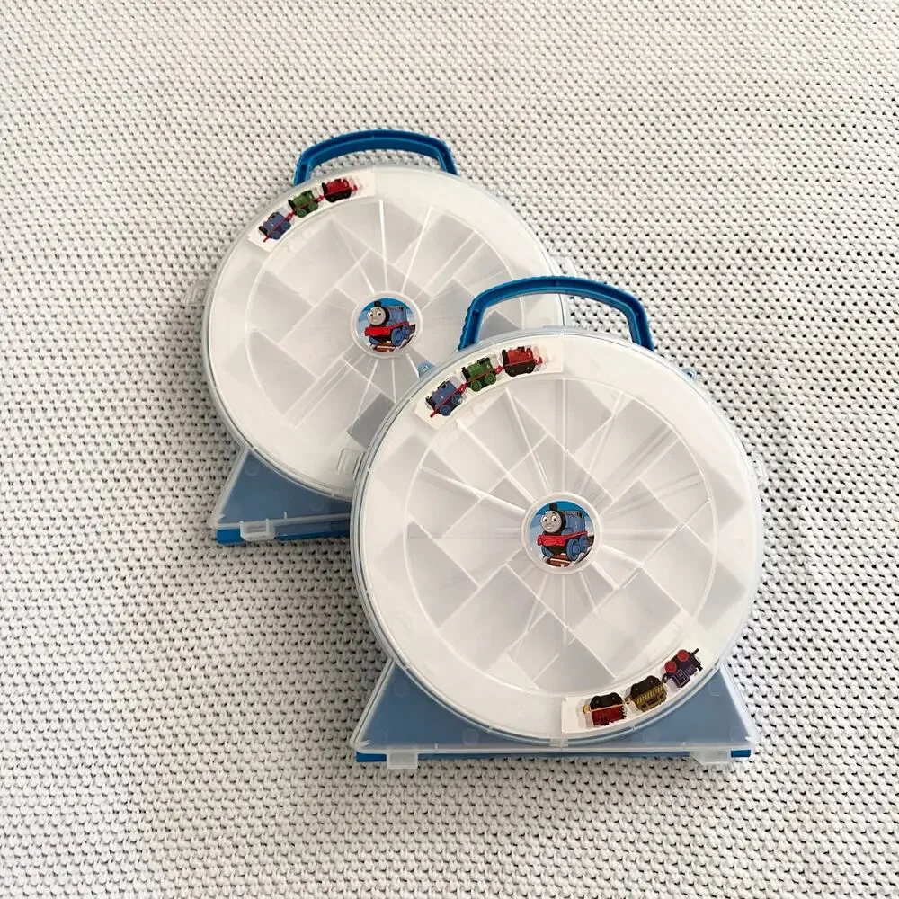 Thomas & Friends Set 2 MINIS Train Collector's Playwheel Carrying Case 16 Slots